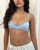 Imagen de Yanas Bralette en Racimo Floral Azul