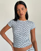 imagen de Zagy Tee in Floral Stripe