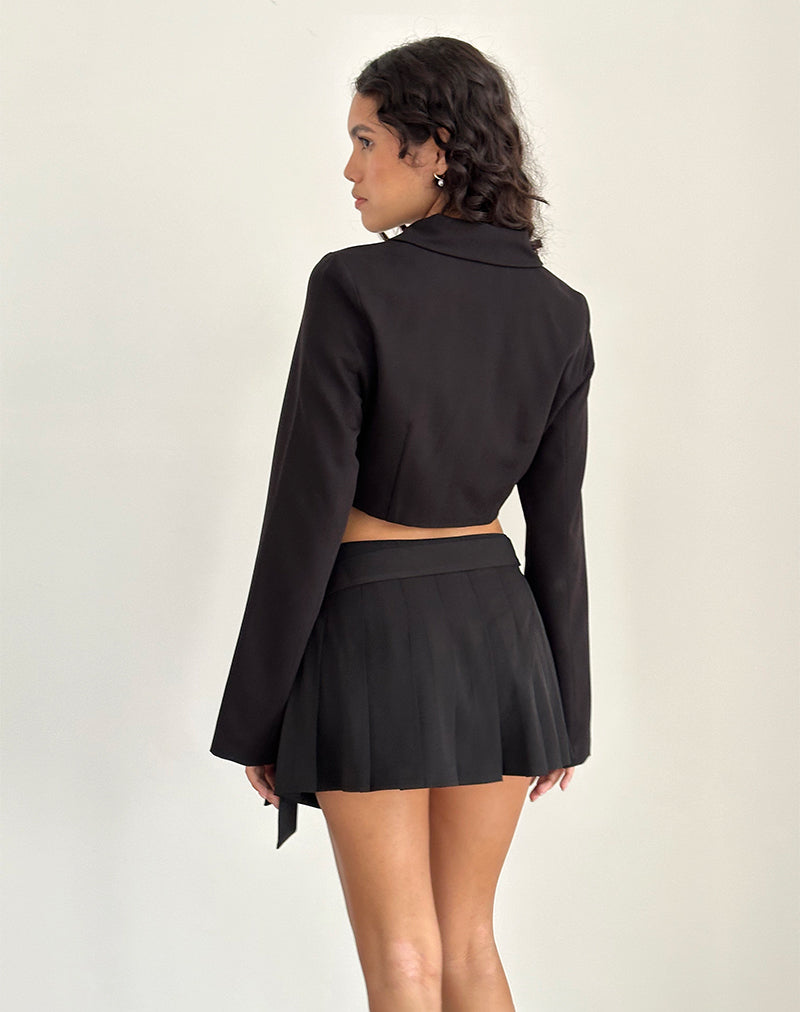 Imagen de Zekira Minifalda plisada en negro