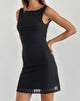 Imagen de Zerrin Mini Dress in Textured Lace Negro