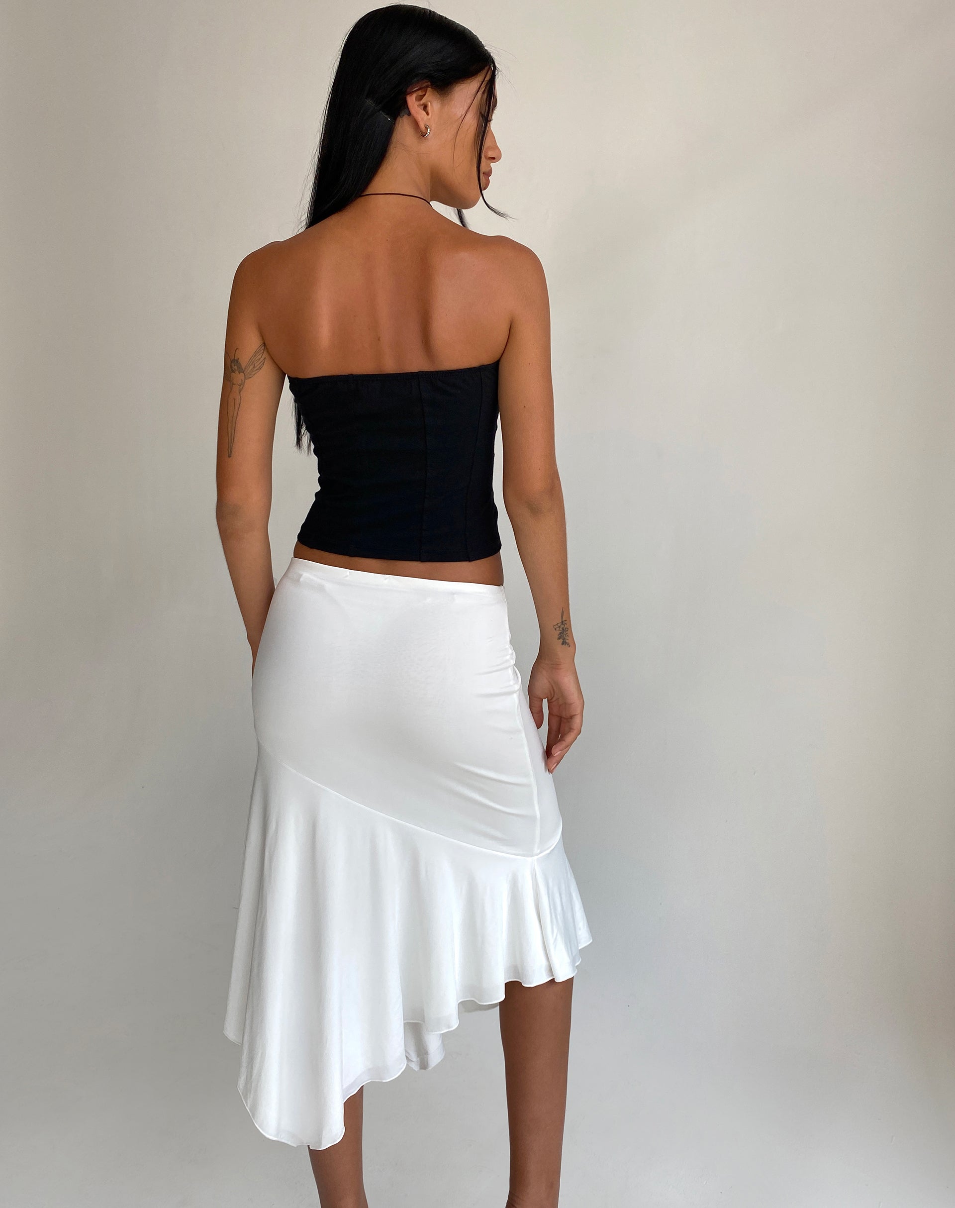 Imagen de Ziggy Lace Front Bandeau Top en Negro