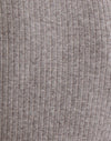 Jersey de canalé gris