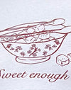 Blanco con gráfico Sweet Enough