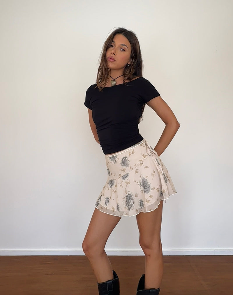 Imagen de la minifalda Athalia en Wild Rose Blue