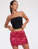 imagen de Minifalda Guida en Rosa Flock Magenta