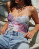 Imagen de Kikan Cropped Mesh Cami in Abstract Scrapbook