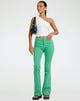 imagen de Jopanka Flared Leg Trouser en Tailoring Green