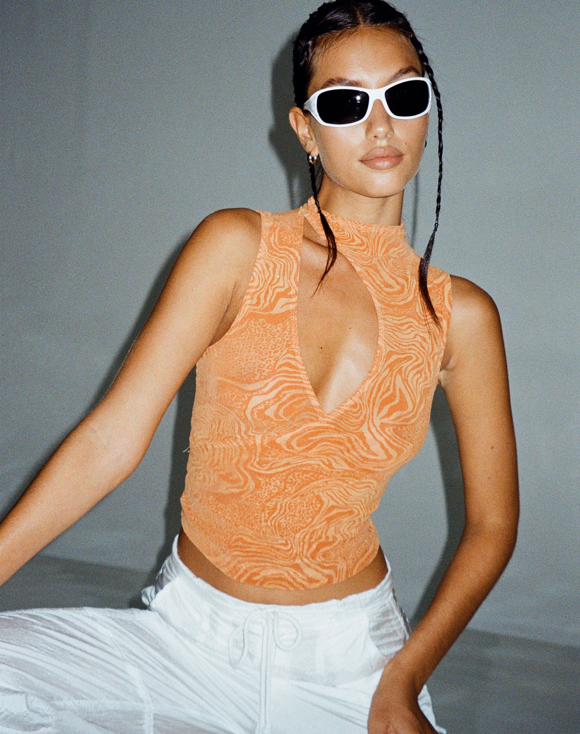 imagen de Herti Top en Mixed Animal Flock Naranja