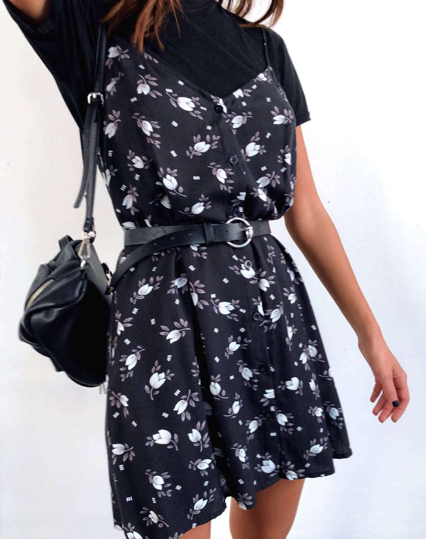 Vestido Sanna en tulipán oscuro