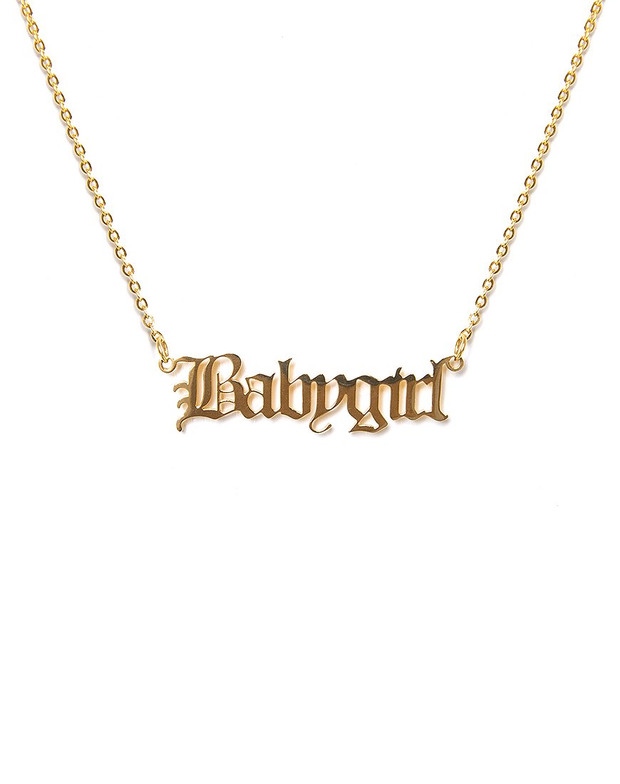 Imagen de Collar en oro "Baby Girl
