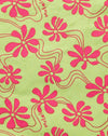 Floral playero verde