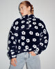 Imagen de la chaqueta Nero en blanco y negro margarita