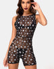 Imagen de Acro Unitard en Over the Moon Negro con Purpurina