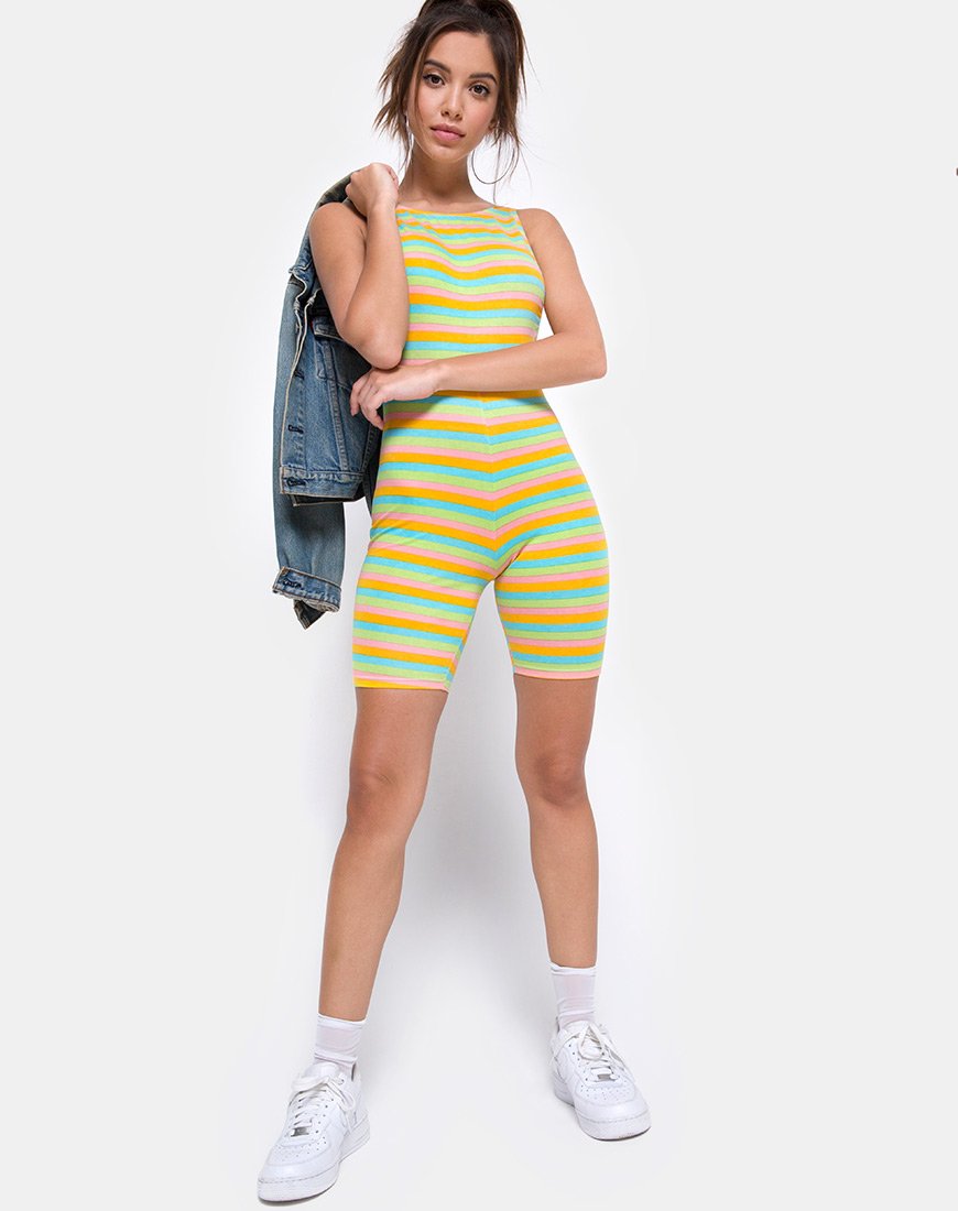 Imagen de Acro Unitard en Sweet Stripe