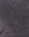 Velvet Rib Gris marengo