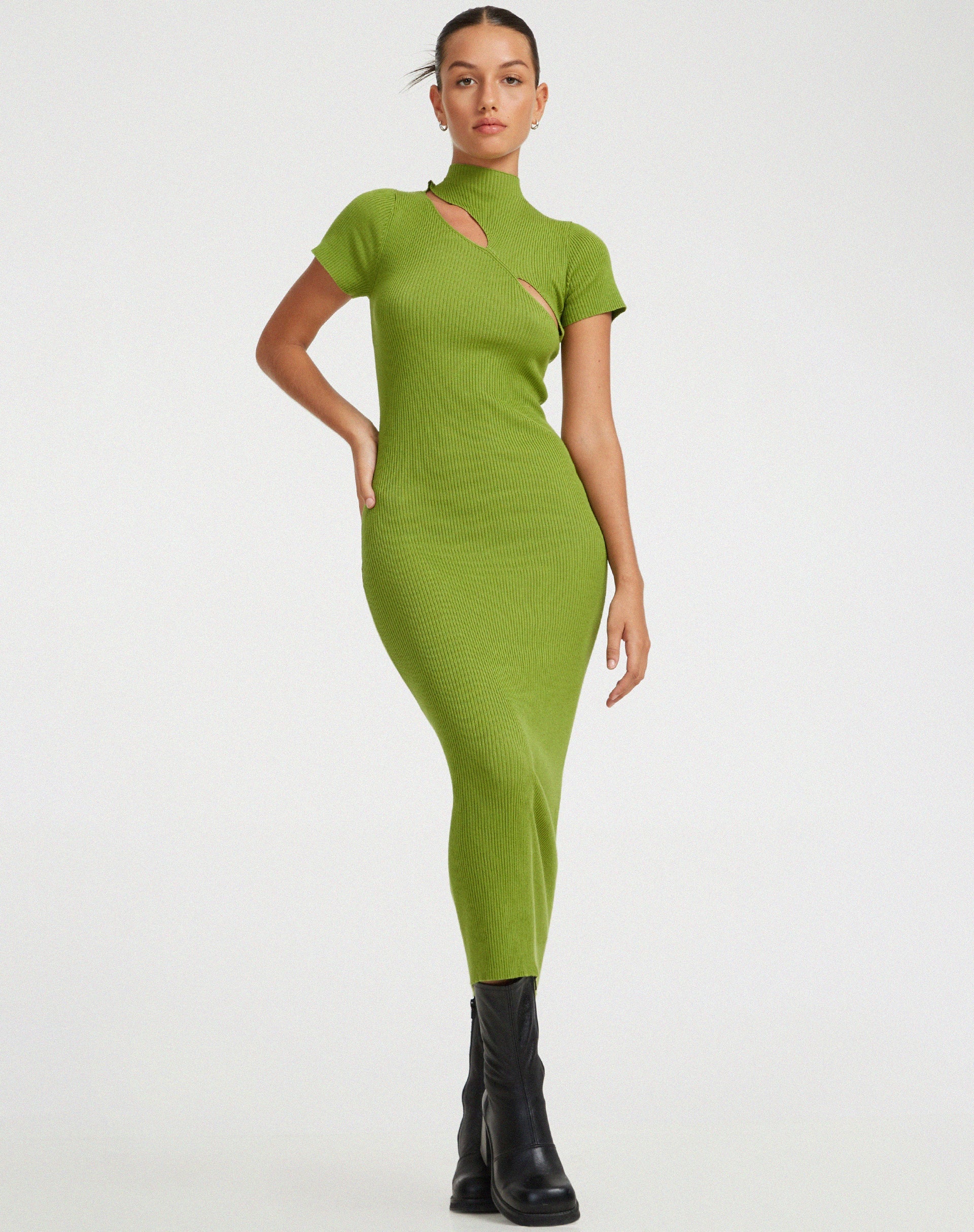imagen de Afiqah Maxi Dress in Golden Lime