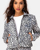 Imagen de la chaqueta Agatha en dálmata