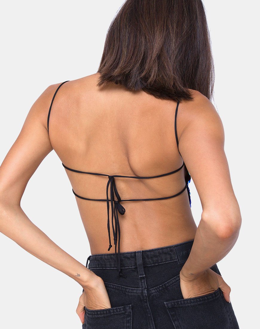 Imagen de Ahena Crop Top de lentejuelas Fruta del dragón