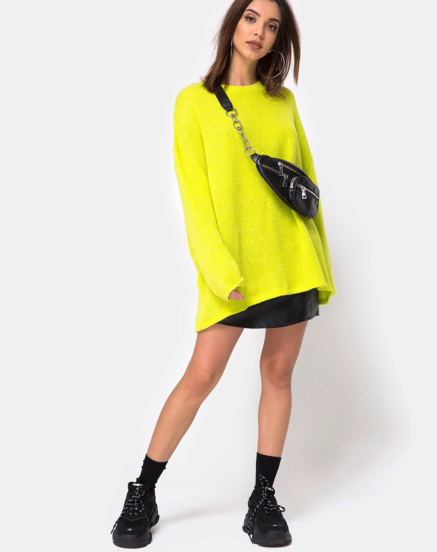 Imagen de Ajie Oversize Jumper in Lime