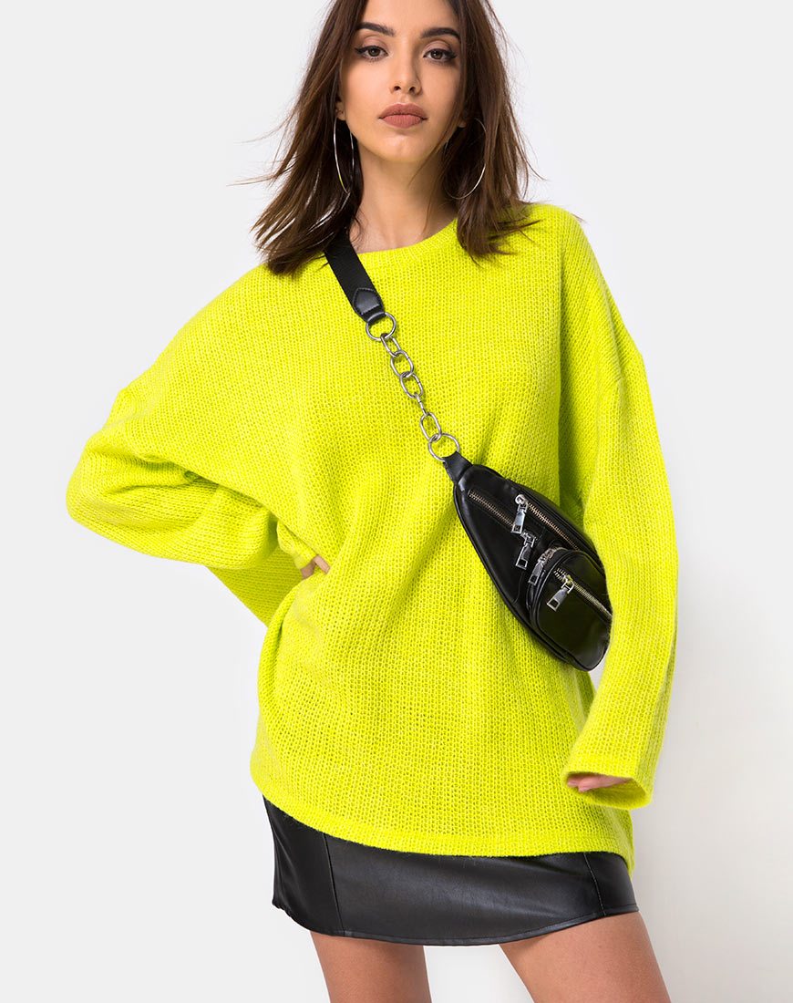 Imagen de Ajie Oversize Jumper in Lime