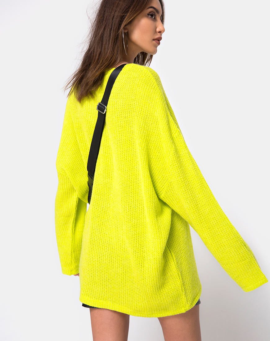 Imagen de Ajie Oversize Jumper in Lime