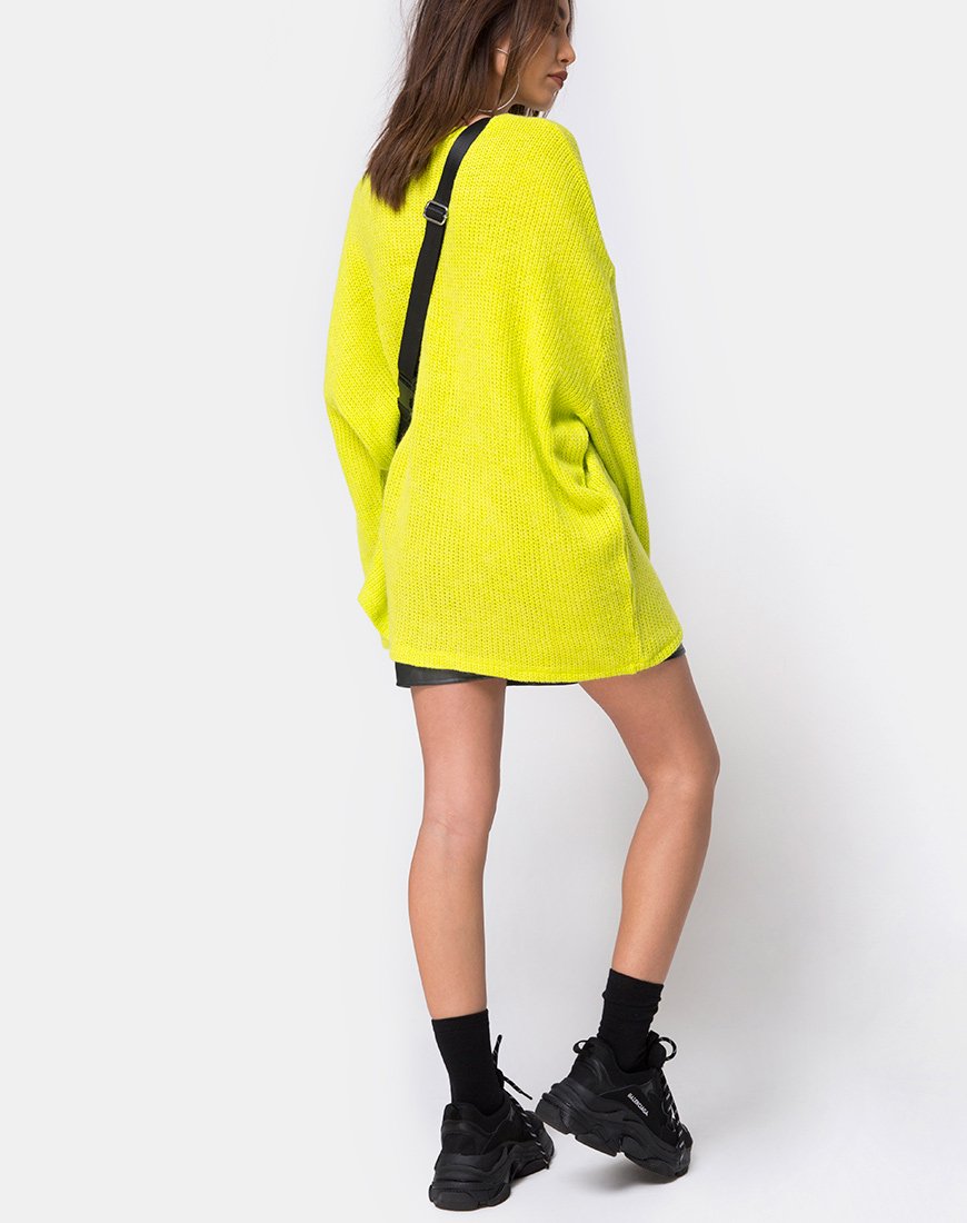 Imagen de Ajie Oversize Jumper in Lime