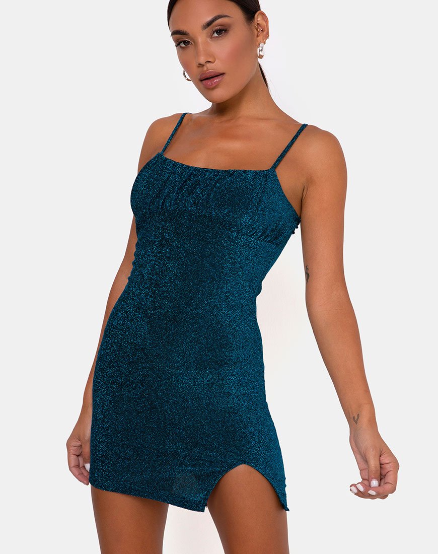 Vestido Alene Bodycon en azul zafiro