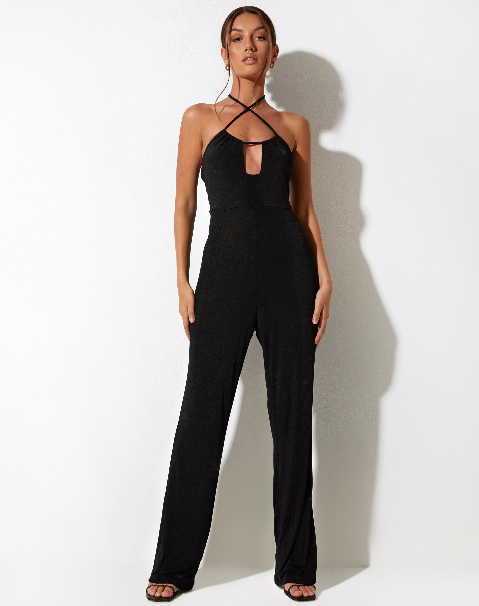 IMAGEN DE Alison Jumpsuit en Crepe Negro