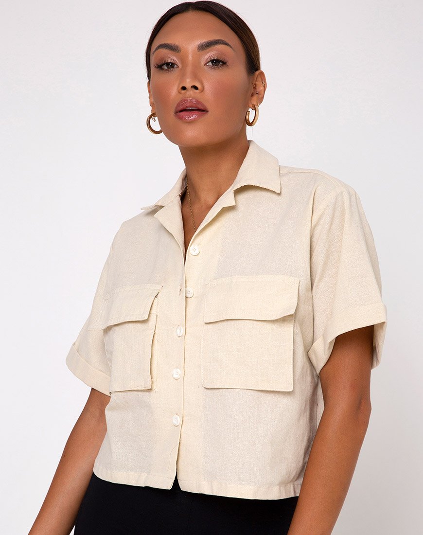 Camisa Alka en crudo