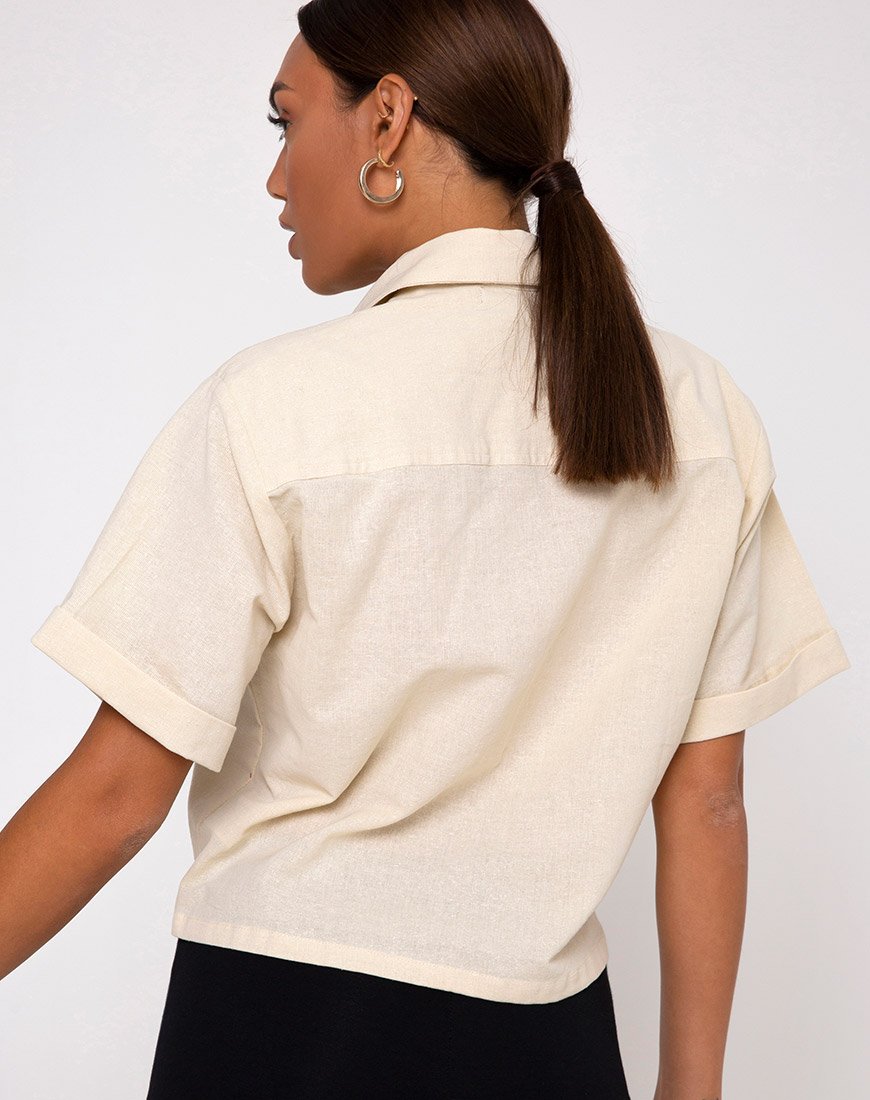 Camisa Alka en crudo