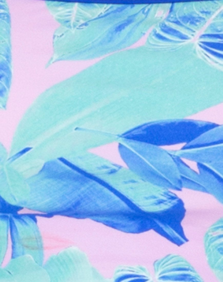 Imagen del sujetador de bikini Almond en Palm Glitch