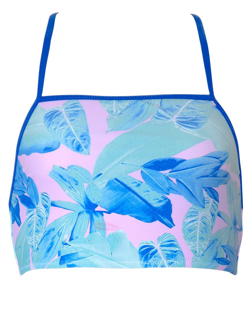 Imagen del sujetador de bikini Almond en Palm Glitch