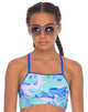 Imagen del sujetador de bikini Almond en Palm Glitch