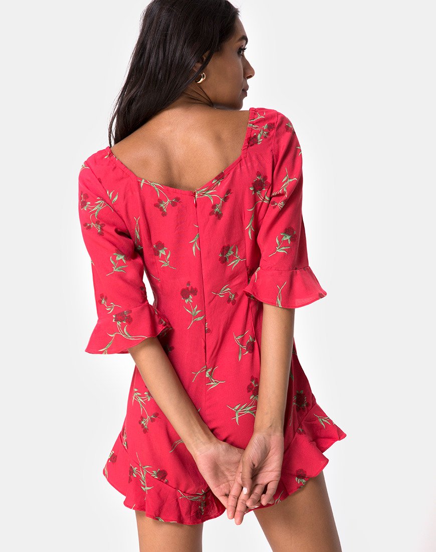 Playsuit Altary en rosa rojizo