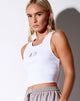 Imagen de Givas Crop Top en Blanco LA Embro