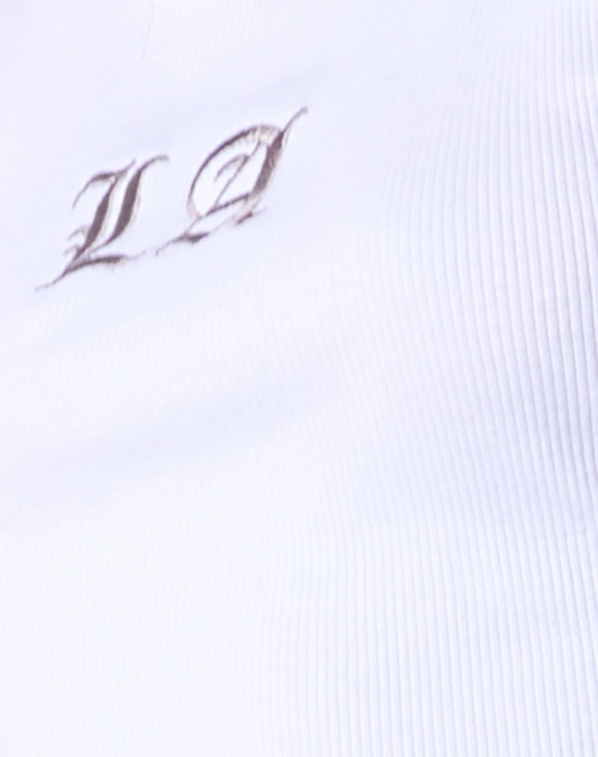 Imagen de Givas Crop Top en Blanco LA Embro