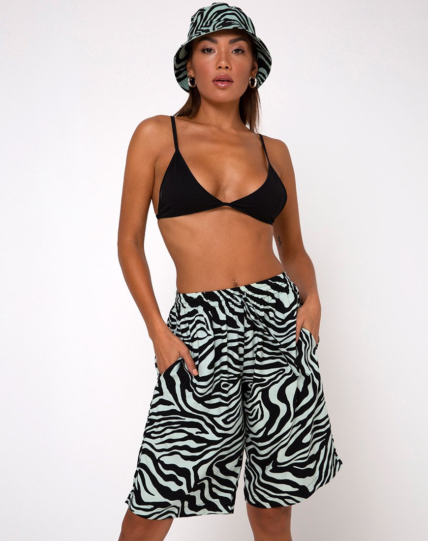 Imagen de Alvaro Short en Wavey Zebra Mint