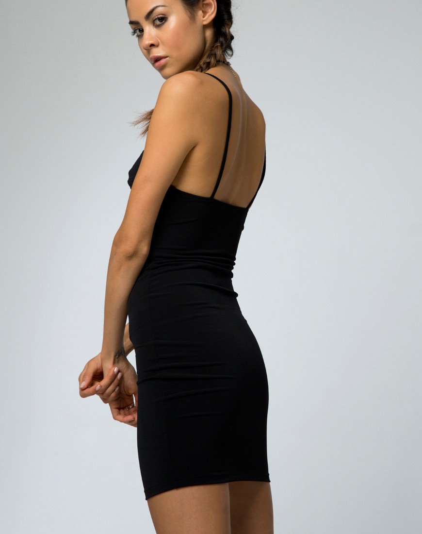 Alvina Bodycon Dress Negro