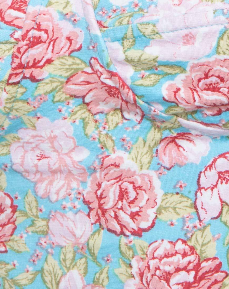 Imagen de Alvina Bodycon Dress in Bloom Floral Base Azul