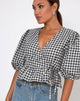 Imagen de Amiya Top en Gingham Crema