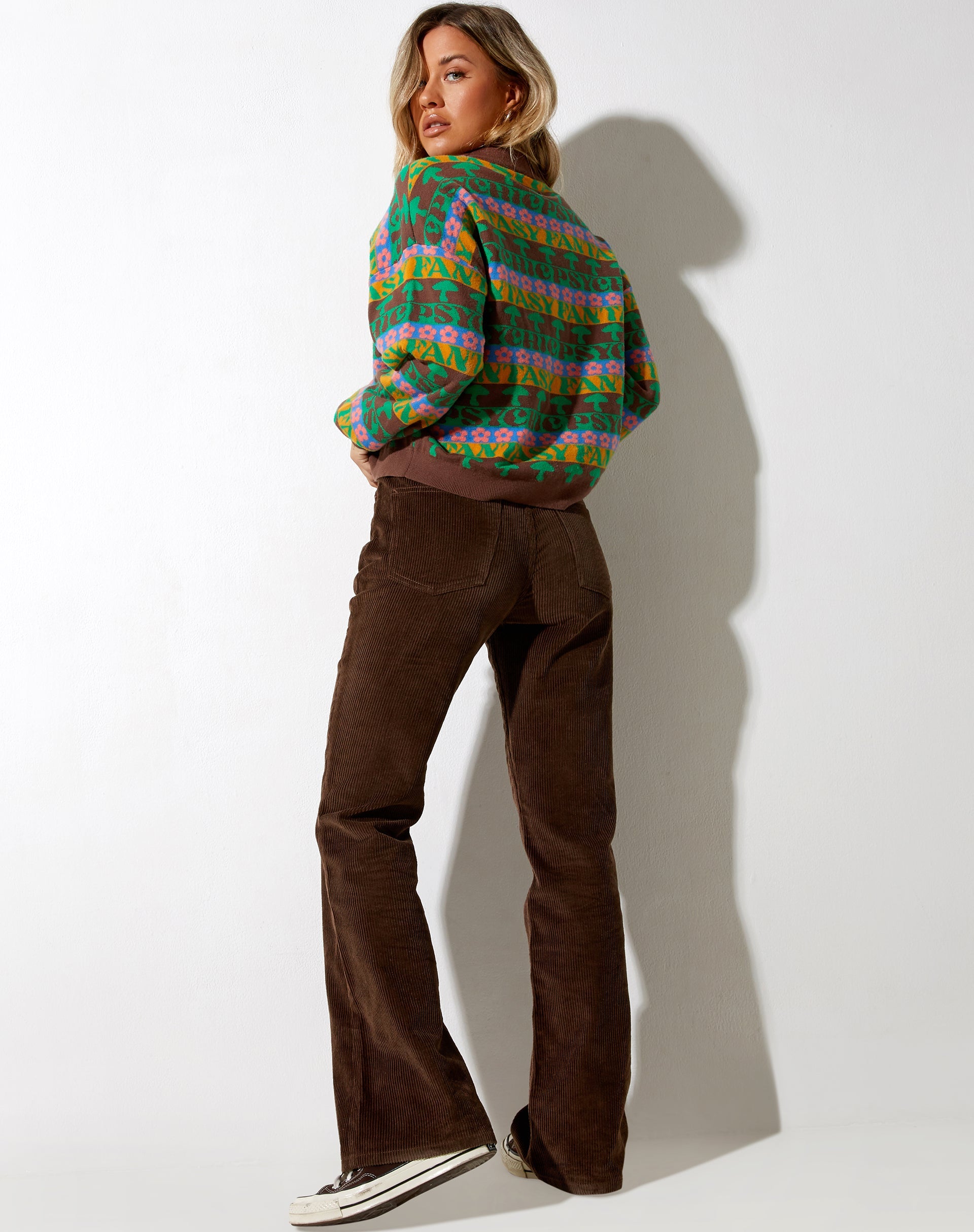 Imagen de Ammar Jumper in Fairisle Mix Marrón