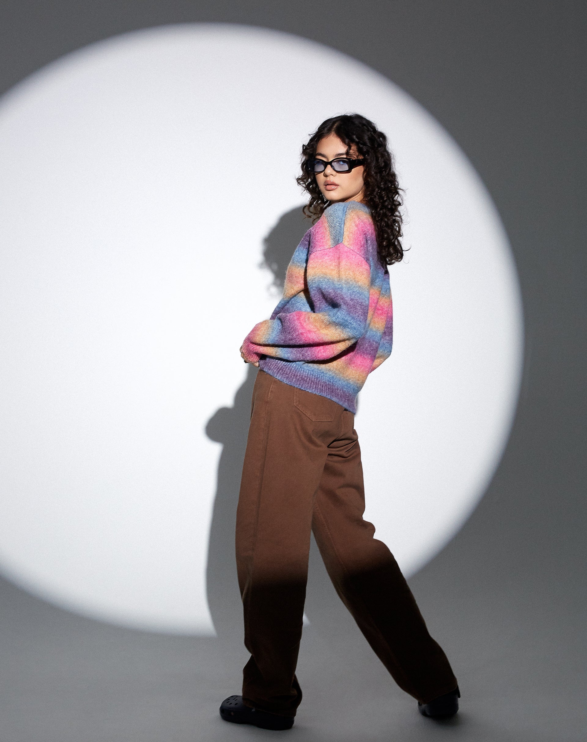 Imagen de MOTEL X OLIVIA NEILL Ammaria Jumper in Pink and Purple