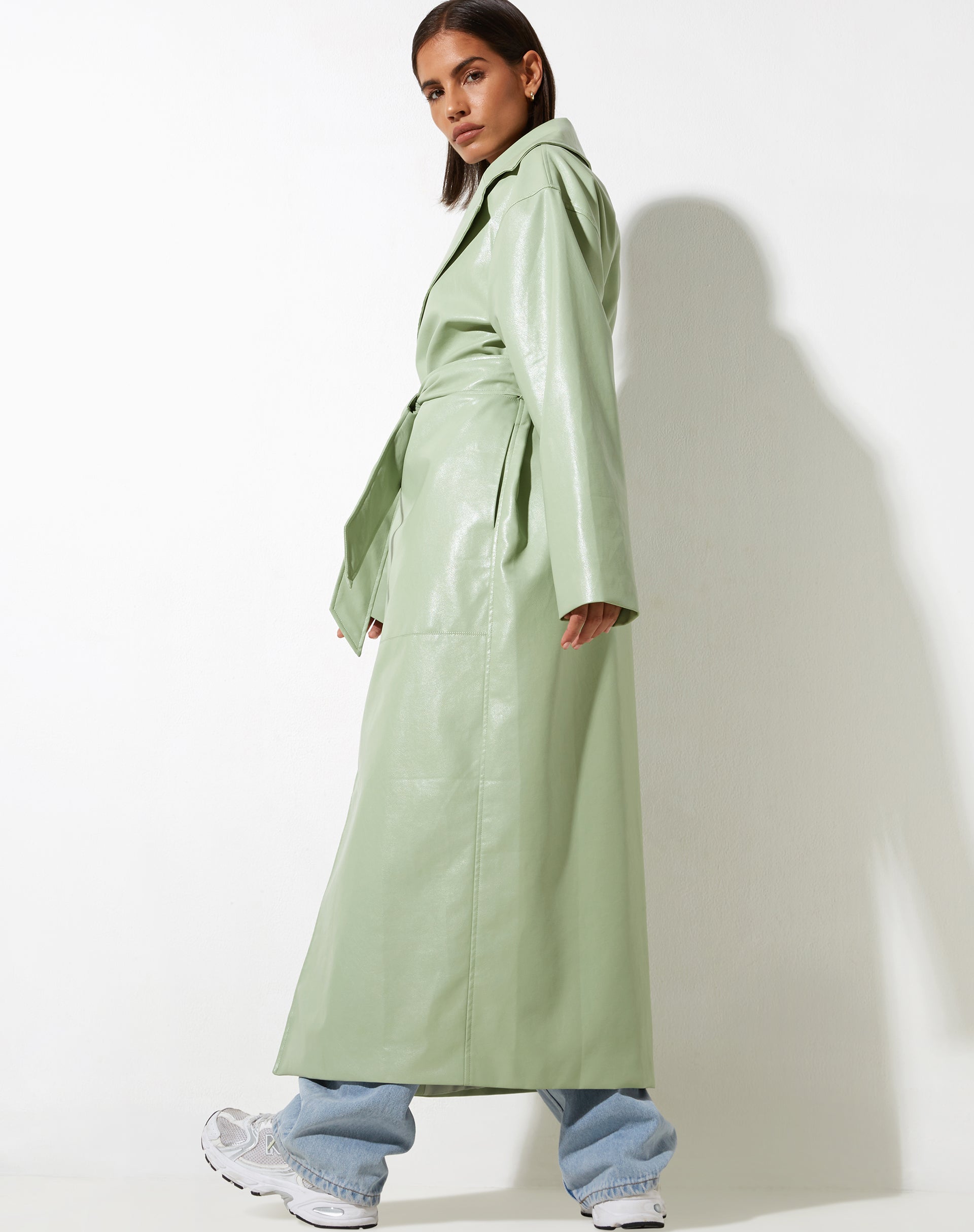 imagen de Ejo Trench Coat en PU Mint