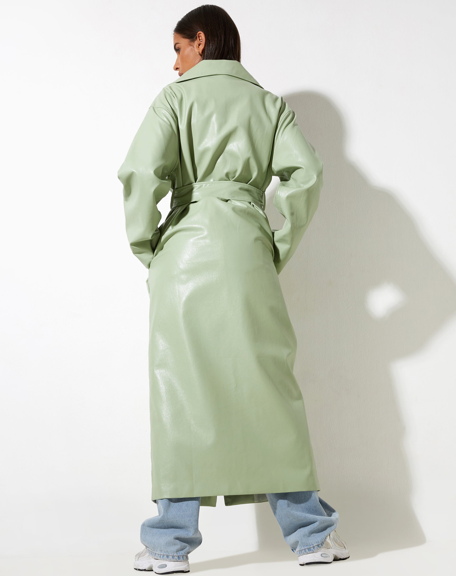 imagen de Ejo Trench Coat en PU Mint