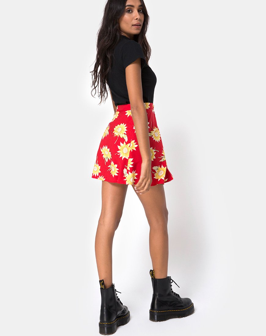 Imagen de Andrea Falda Skater en Sunny Days Rojo