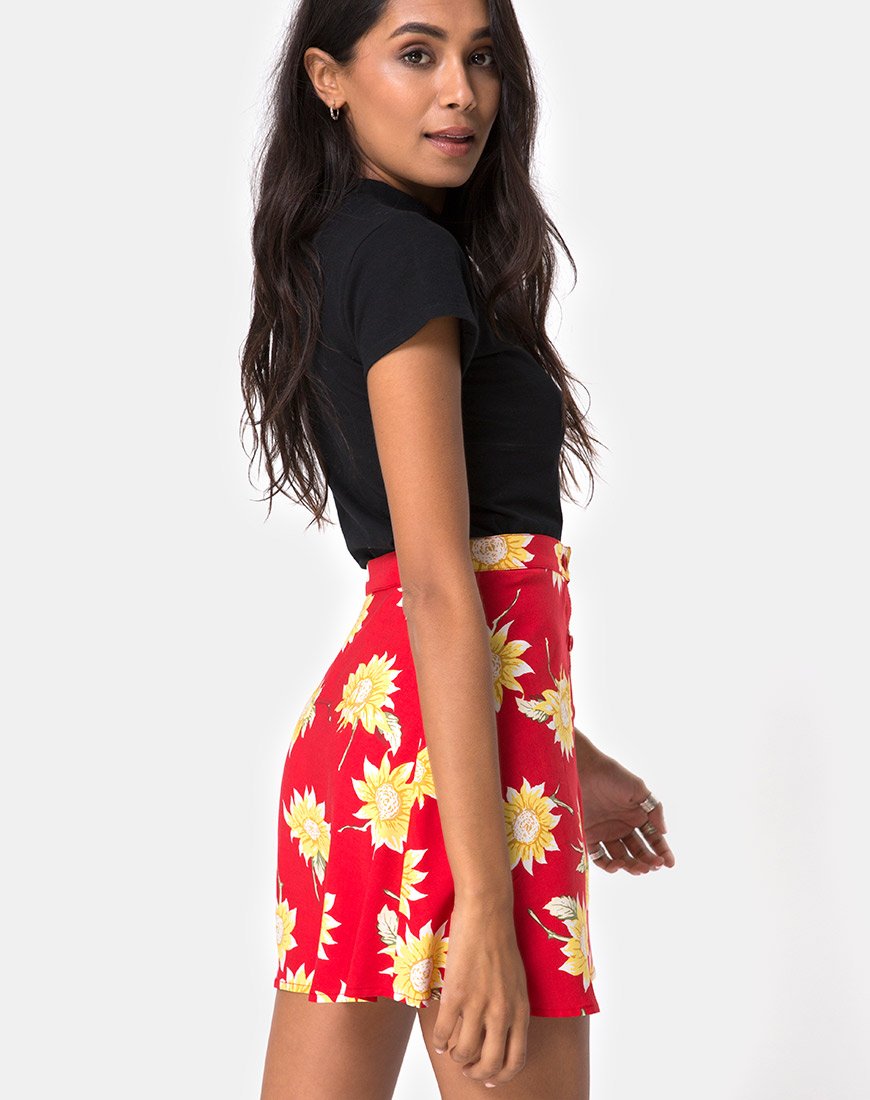 Imagen de Andrea Falda Skater en Sunny Days Rojo