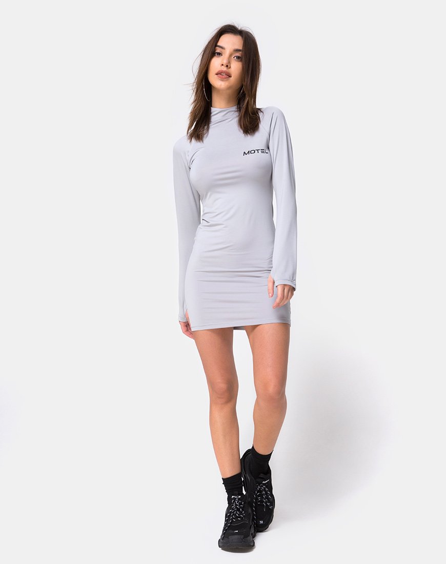 Imagen de Anegan Bodycon Dress in Grey Motel