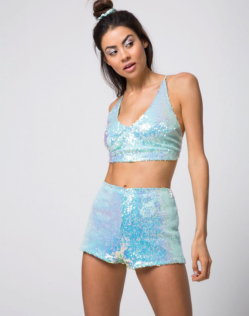 Imagen de Angel Crop Top de Lentejuelas Candy Unicorn