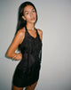 imagen de Anggi Mini Zip Up Dress in Parachute Black
