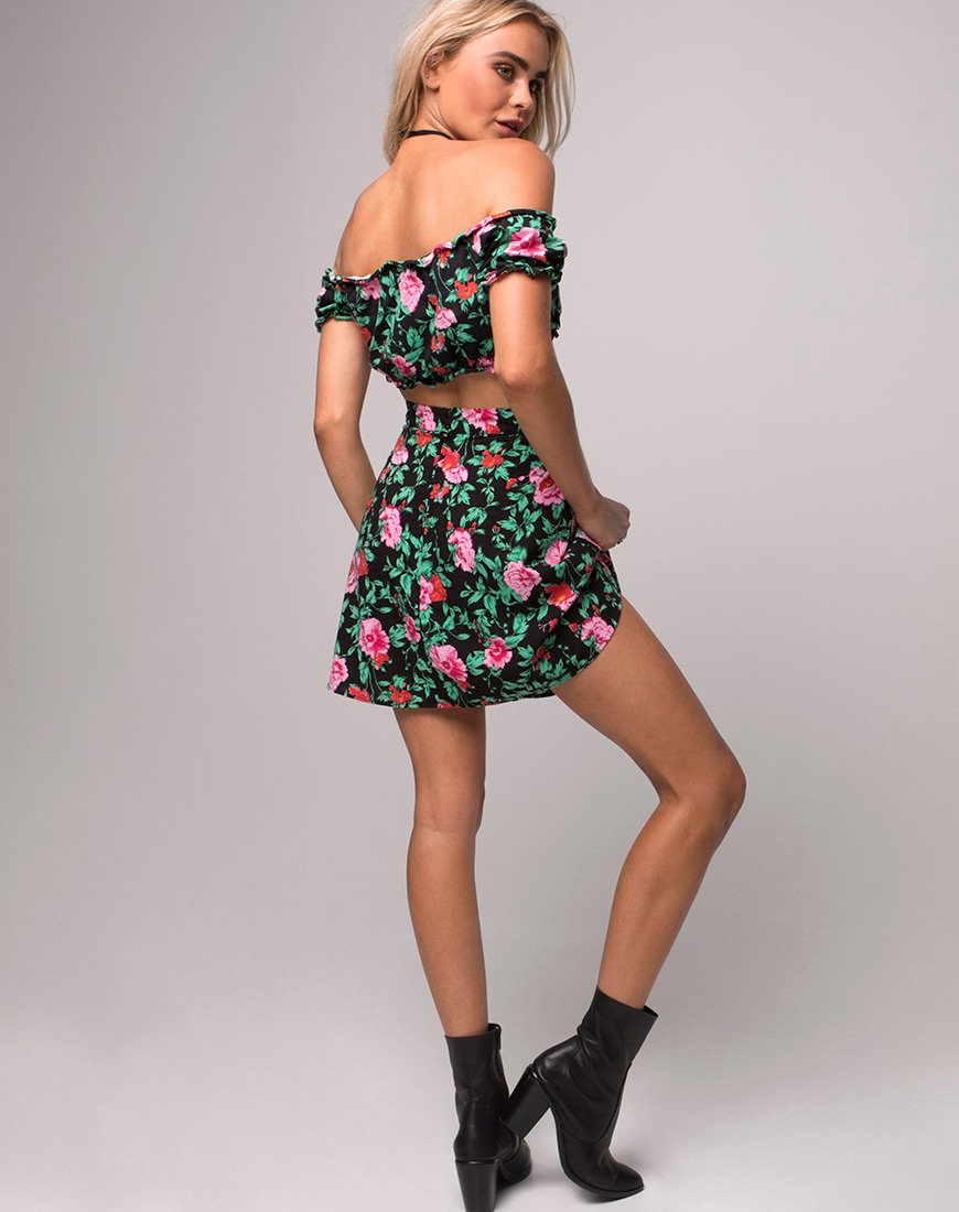 Imagen de Antonia A Line Skirt in Flower Fling